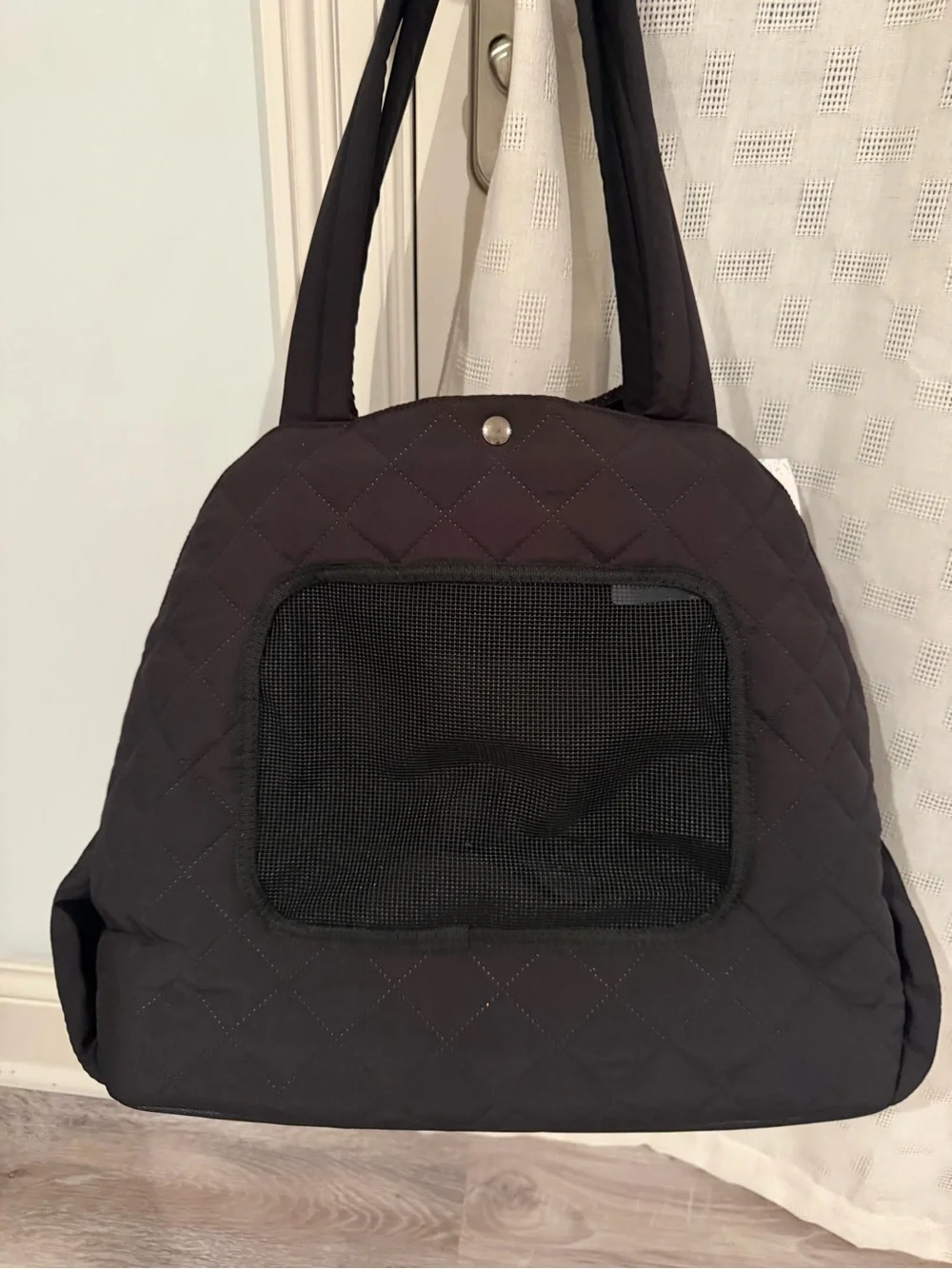 NWT Black Quilted Custom Designed Pet Carrier
